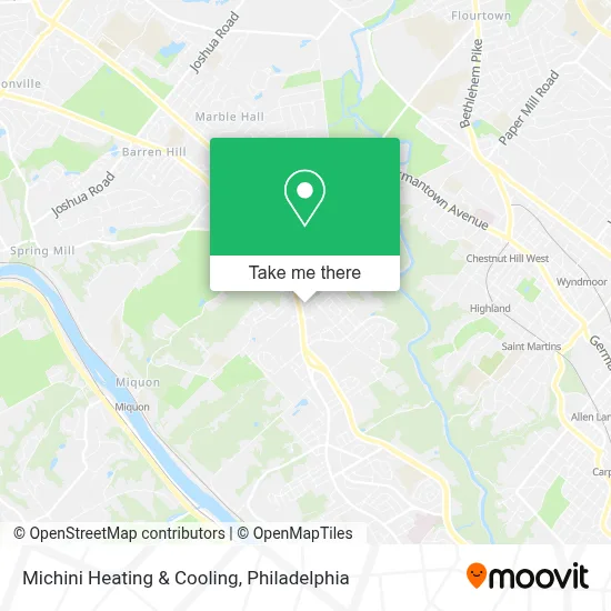 Michini Heating & Cooling map