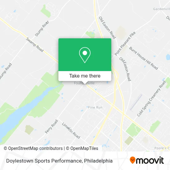 Doylestown Sports Performance map