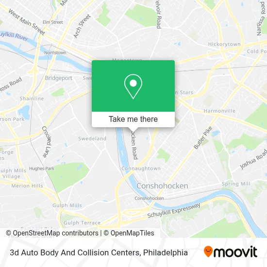 3d Auto Body And Collision Centers map