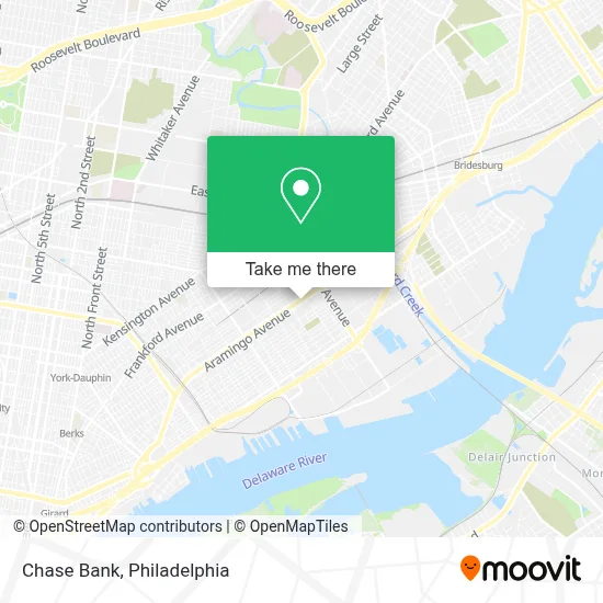 Chase Bank map