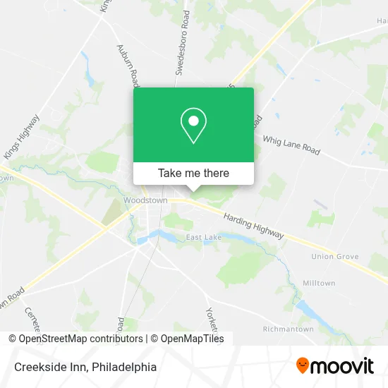 Creekside Inn map
