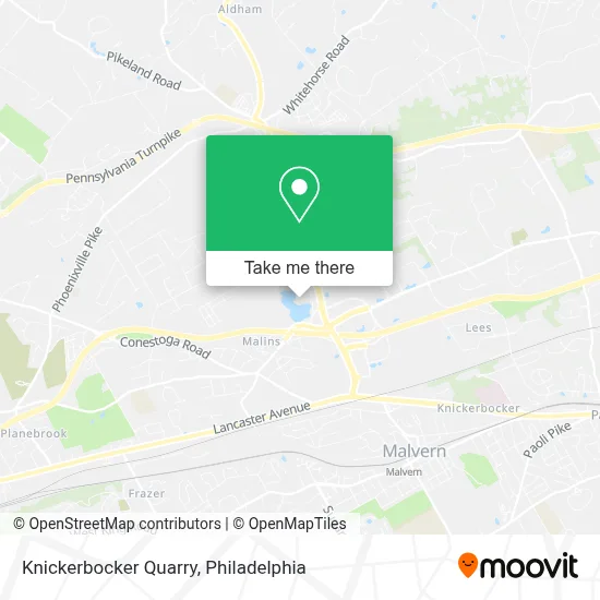 Knickerbocker Quarry map
