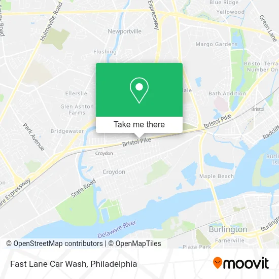 Fast Lane Car Wash map