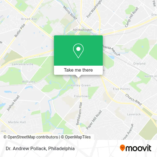 Dr. Andrew Pollack map