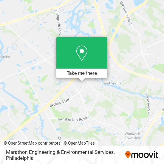 Marathon Engineering & Environmental Services map