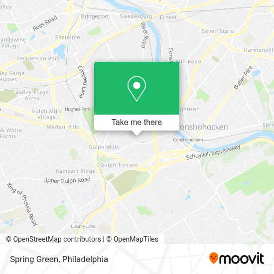 Spring Green map