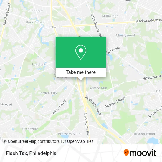 Flash Tax map