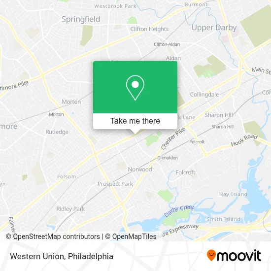 Western Union map