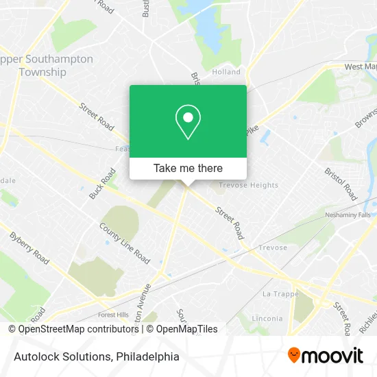 Autolock Solutions map