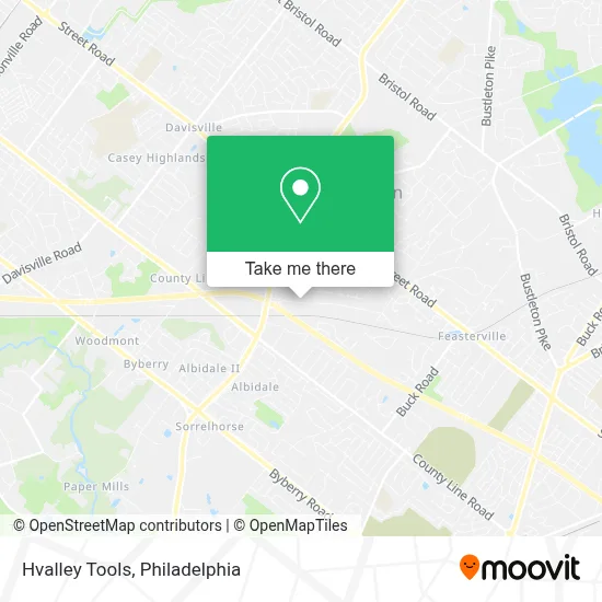 Hvalley Tools map
