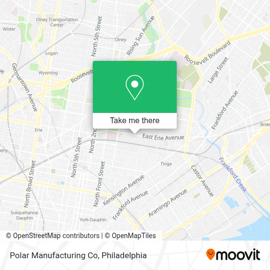 Polar Manufacturing Co map