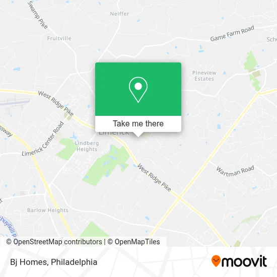 Bj Homes map