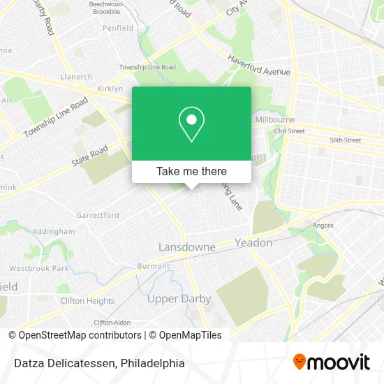 Datza Delicatessen map