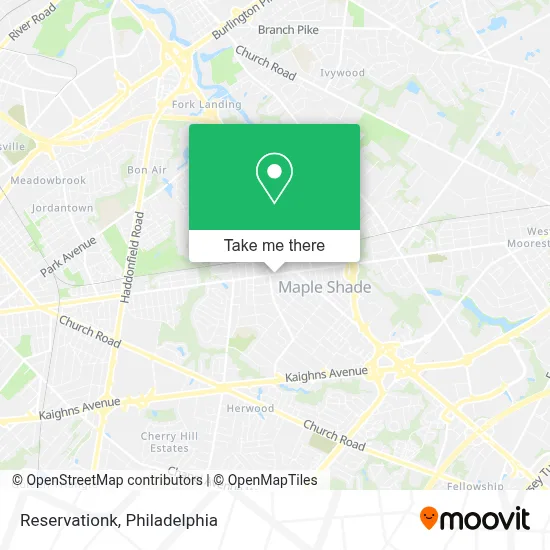Reservationk map