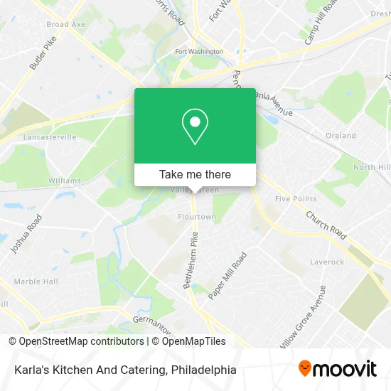 Karla's Kitchen And Catering map