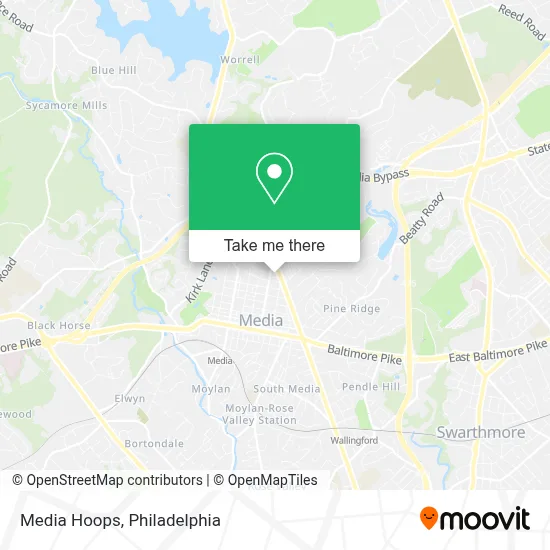 Media Hoops map