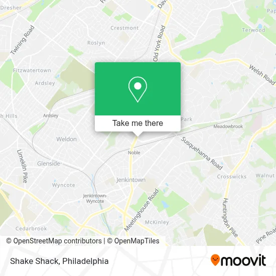 Shake Shack map