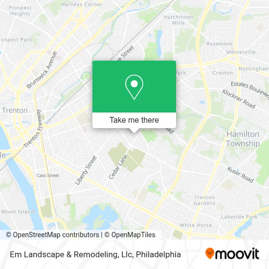 Em Landscape & Remodeling, Llc map