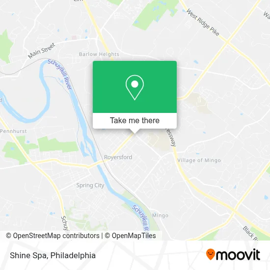 Shine Spa map