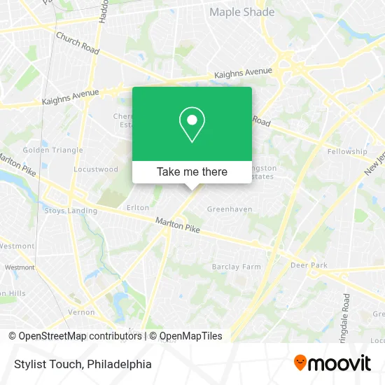 Stylist Touch map
