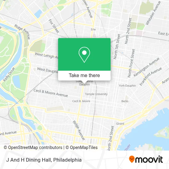 J And H Dining Hall map