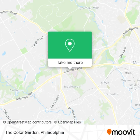 The Color Garden map