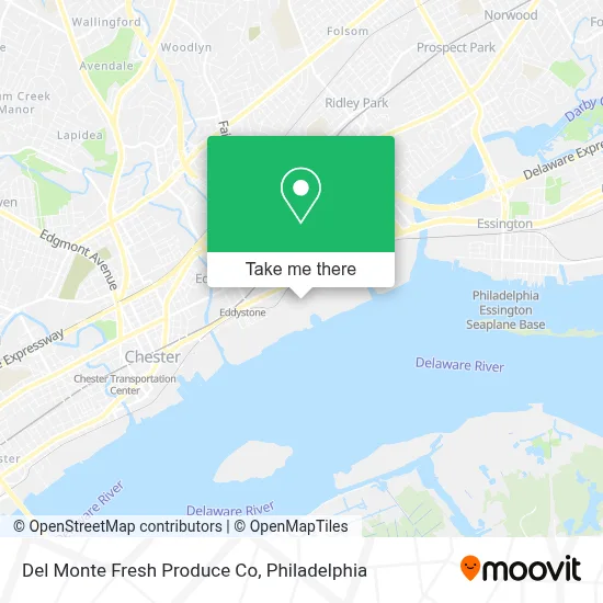 Del Monte Fresh Produce Co map