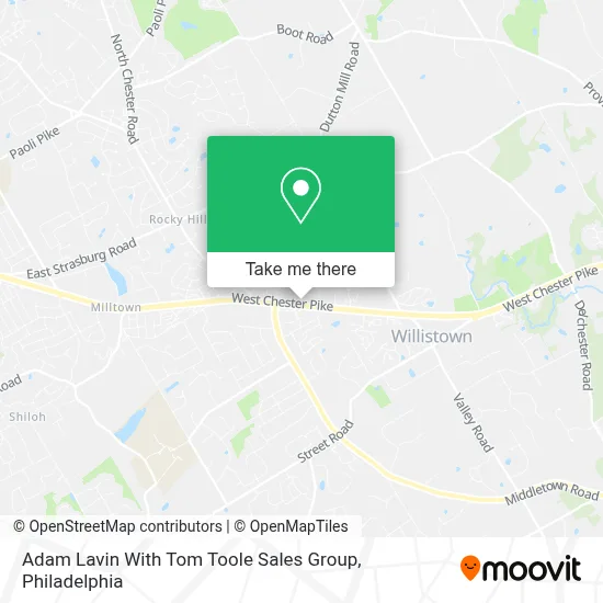 Adam Lavin With Tom Toole Sales Group map