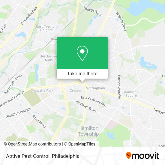 Aptive Pest Control map