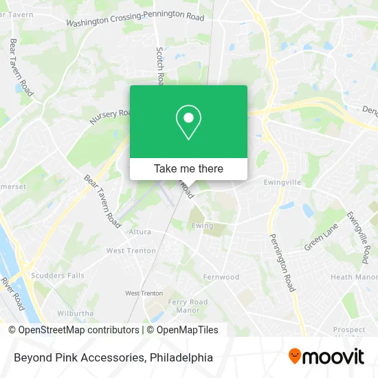 Beyond Pink Accessories map