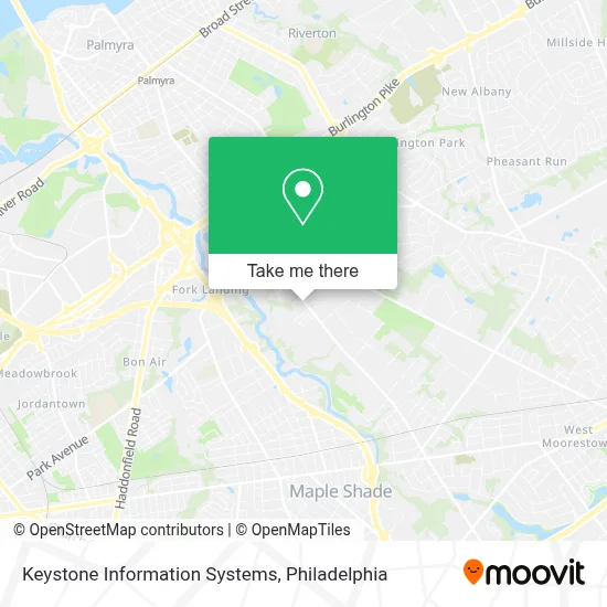 Keystone Information Systems map