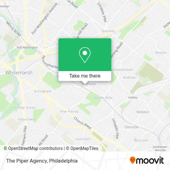 The Piper Agency map