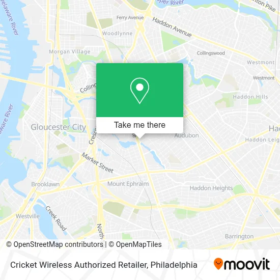 Cricket Wireless Authorized Retailer map