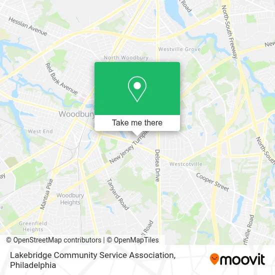Lakebridge Community Service Association map
