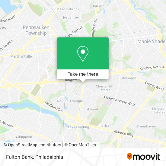 Fulton Bank map