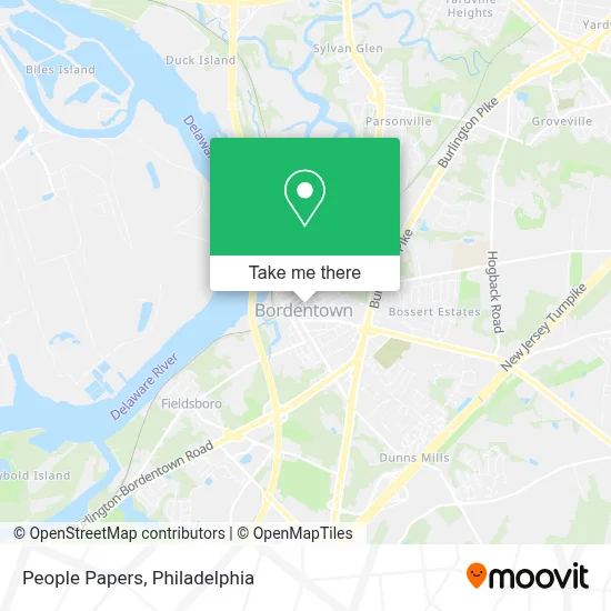 People Papers map