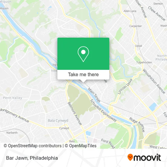 Bar Jawn map