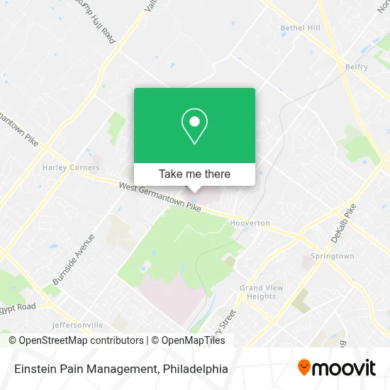 Einstein Pain Management map