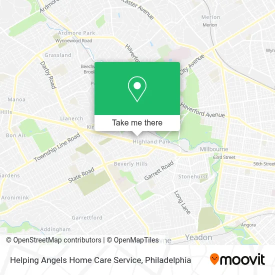 Helping Angels Home Care Service map