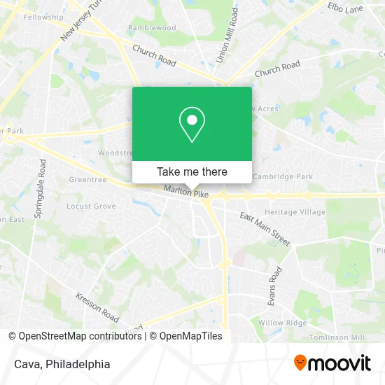 Cava map