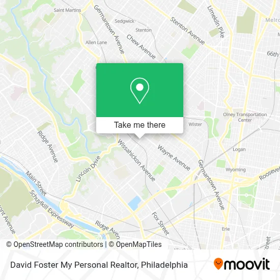 David Foster My Personal Realtor map