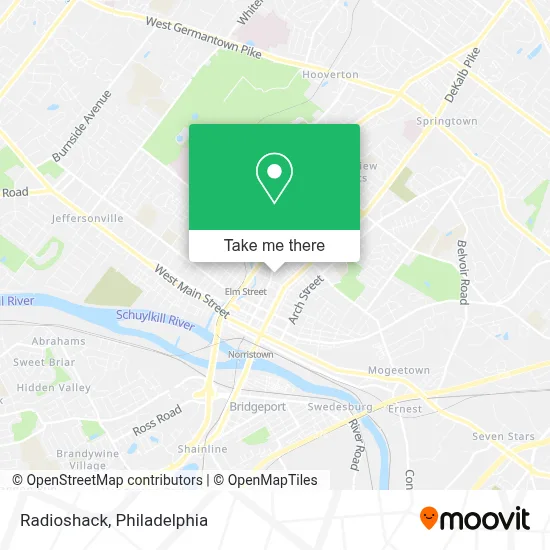 Radioshack map