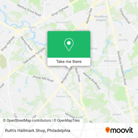 Ruth's Hallmark Shop map