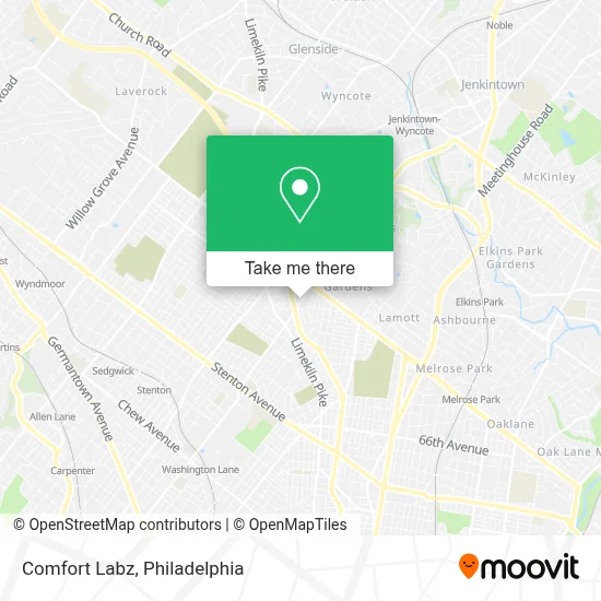 Comfort Labz map
