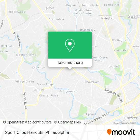 Sport Clips Haircuts map