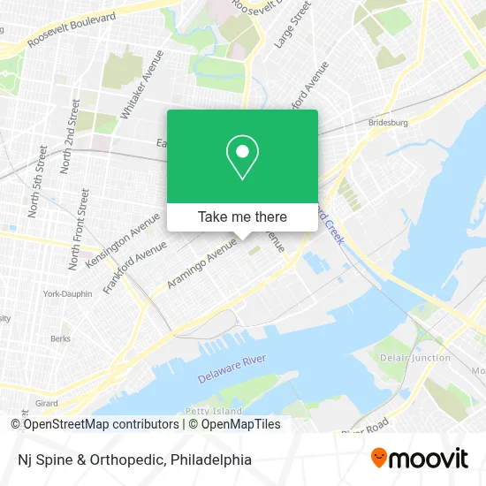 Nj Spine & Orthopedic map