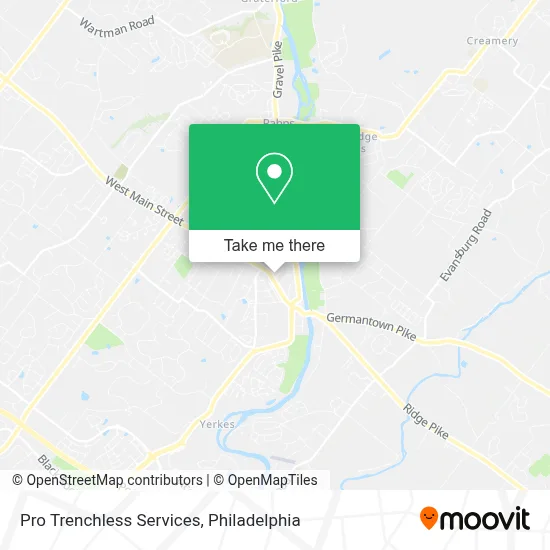 Pro Trenchless Services map