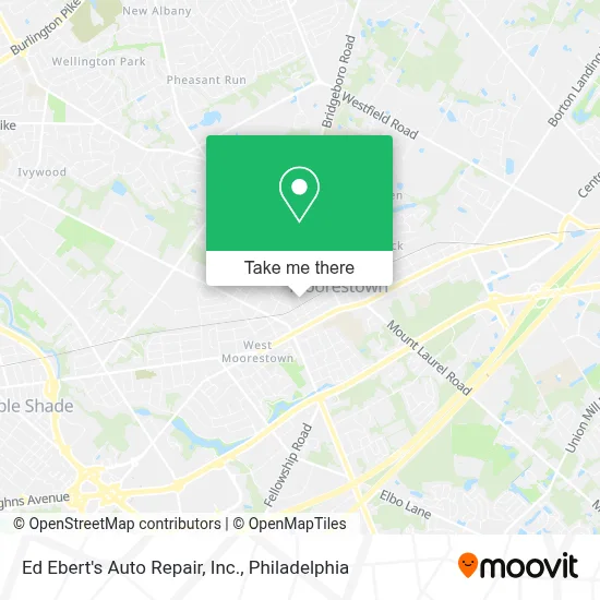 Ed Ebert's Auto Repair, Inc. map