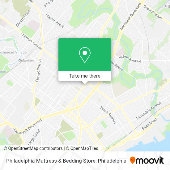 Philadelphia Mattress & Bedding Store map