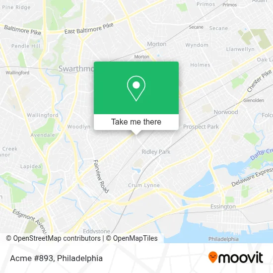 Acme #893 map